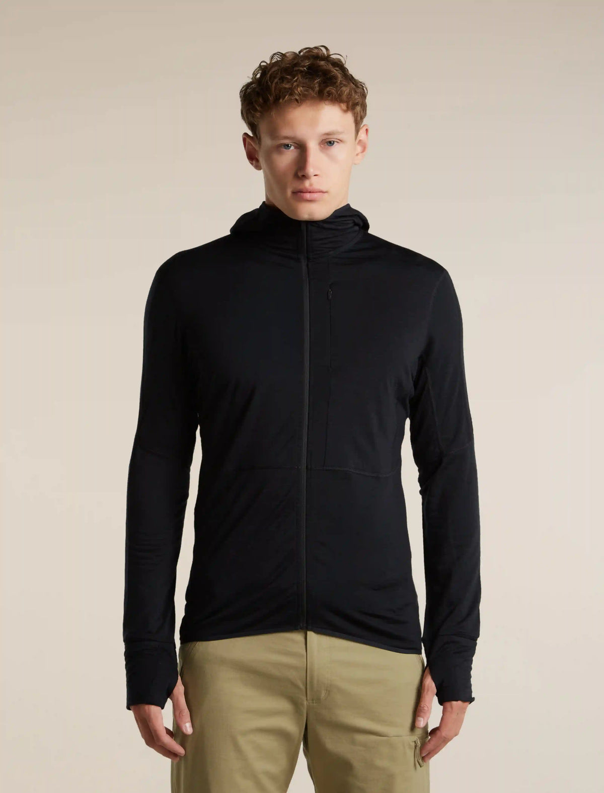 Men's Merino Blend 200 RealFleece™ Descender Long Sleeve Zip Hoodie