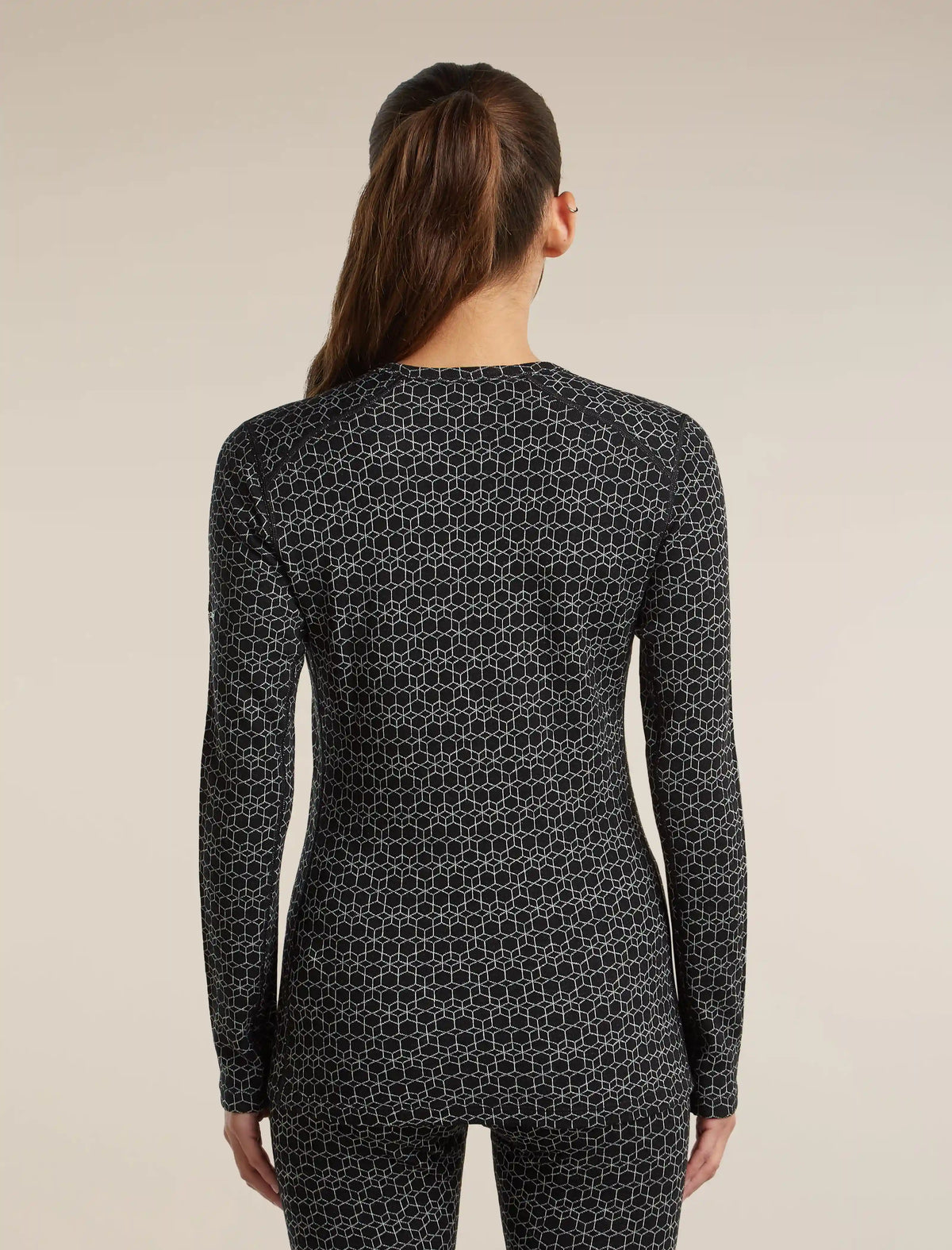 Women's Merino 260 Oasis Vertex Long Sleeve Thermal Crewe Alpine Geo