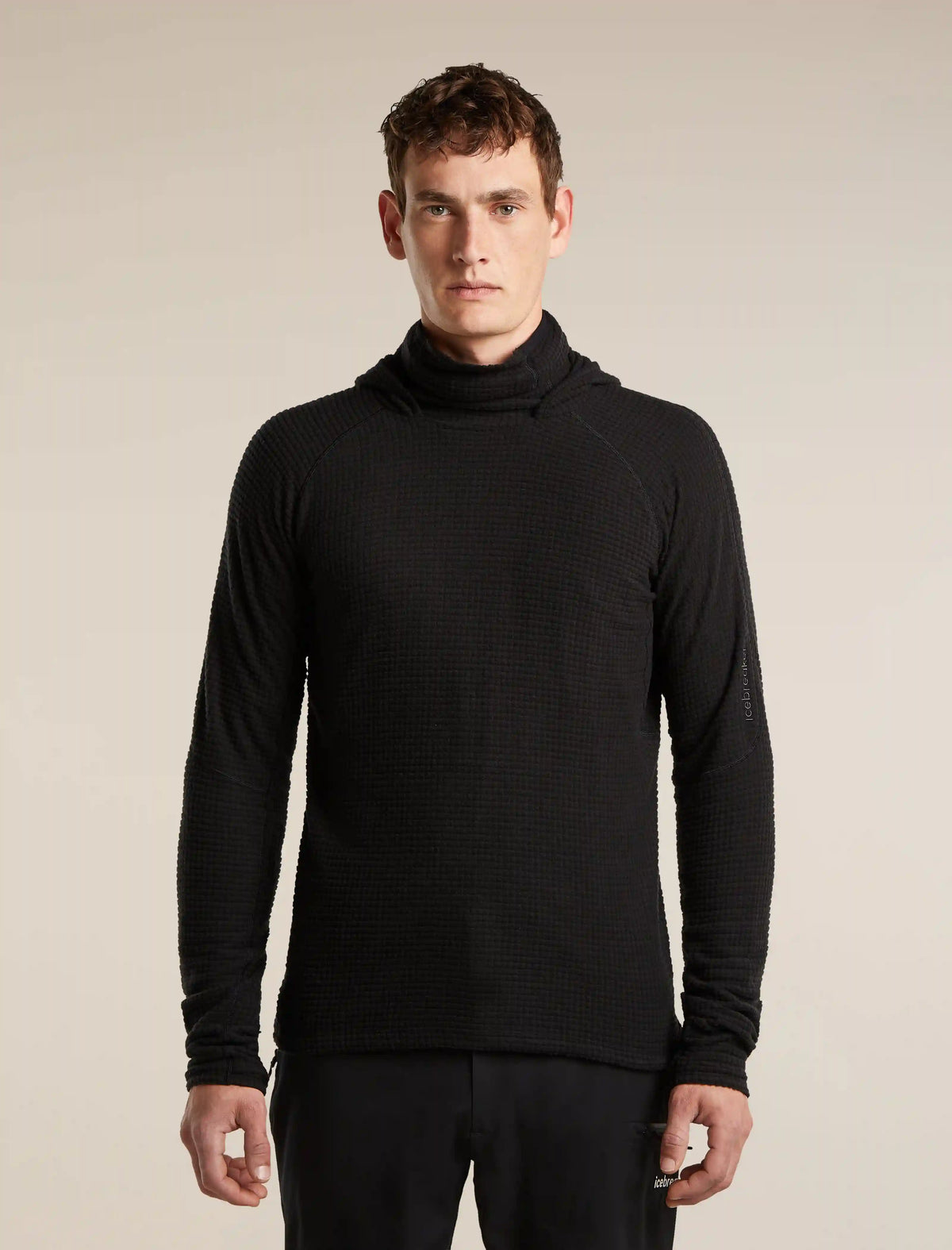 Men's Merino 400 RealFleece™ Grid Blackridge Pullover Hoodie