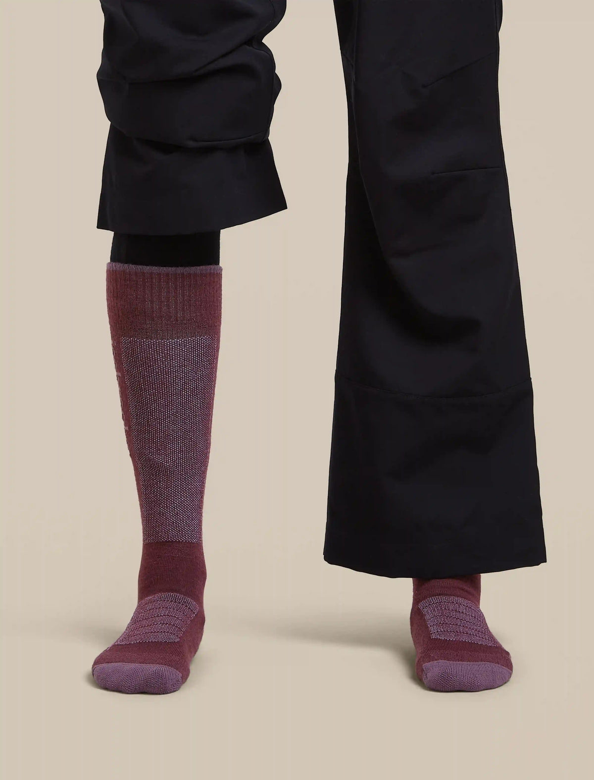 Women's Merino Blend Ski+ Medium Over The Calf Socks