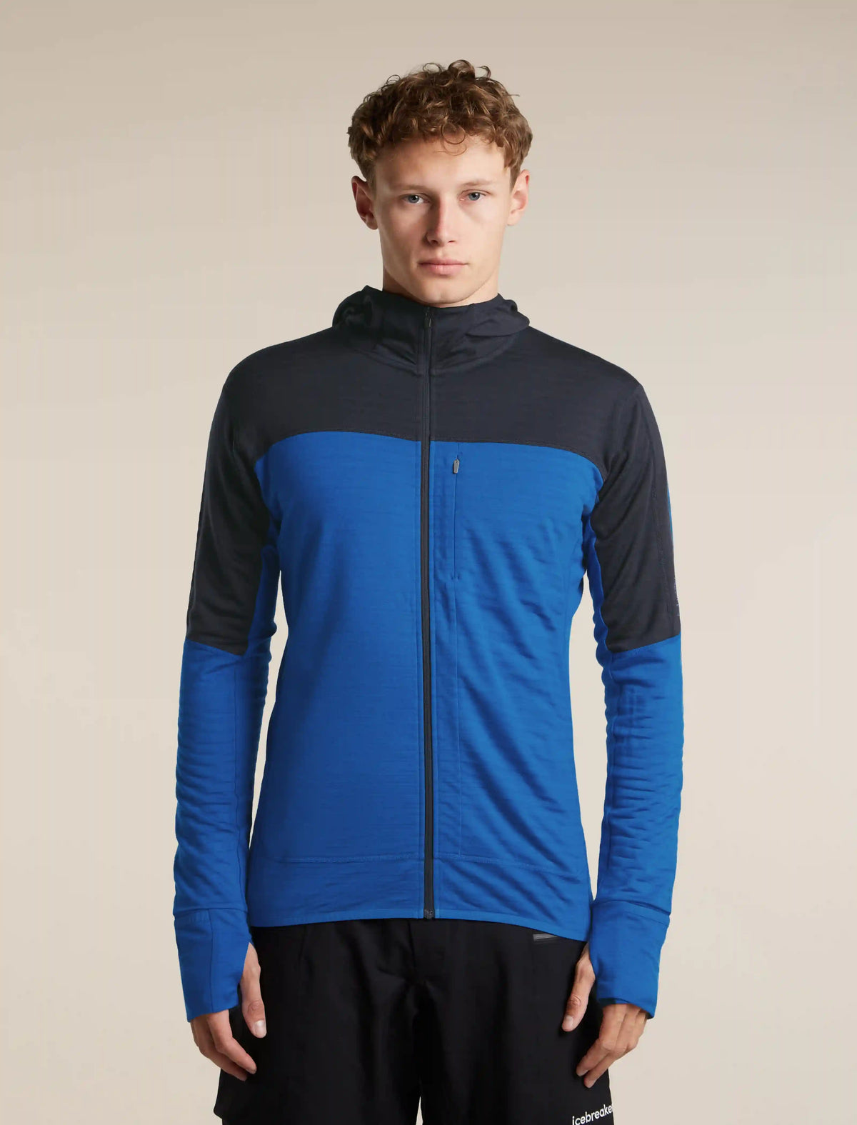 Men's Merino Blend 300 RealFleece™ Descender Long Sleeve Zip Hoodie