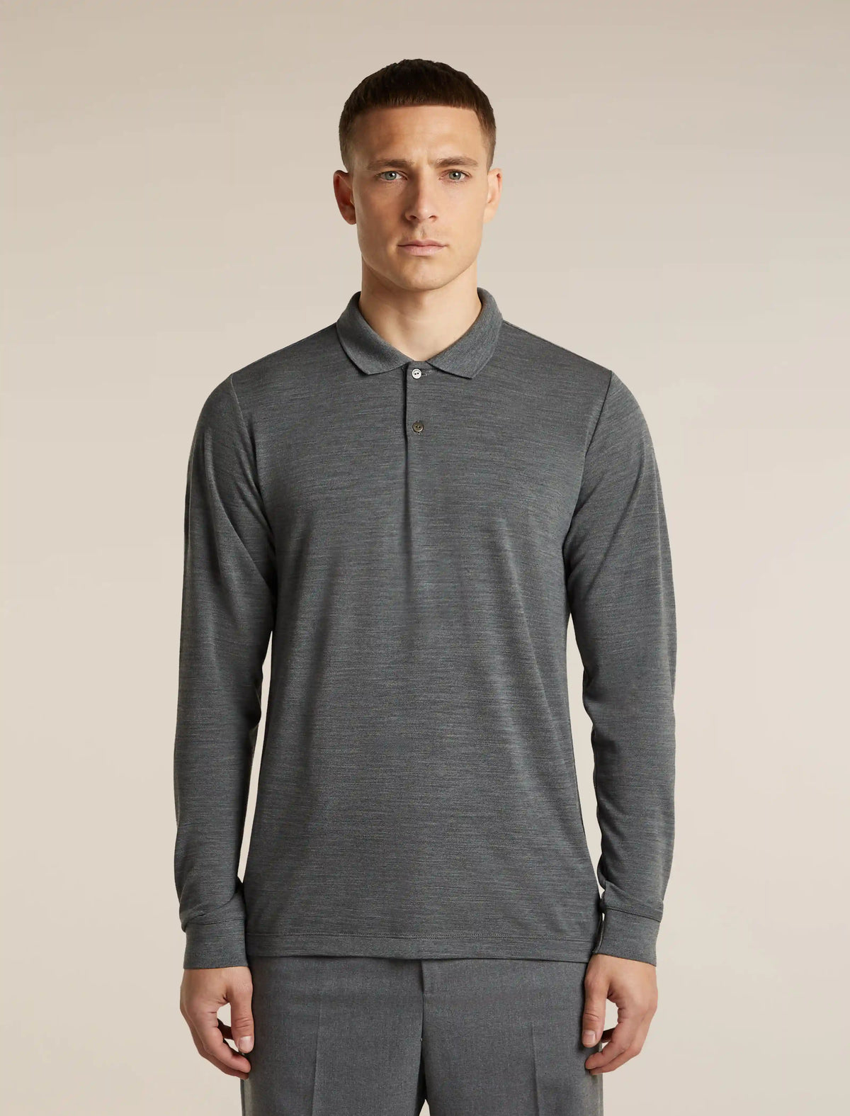 Men's 15.5 MerinoFine™ Pique Long Sleeve Polo