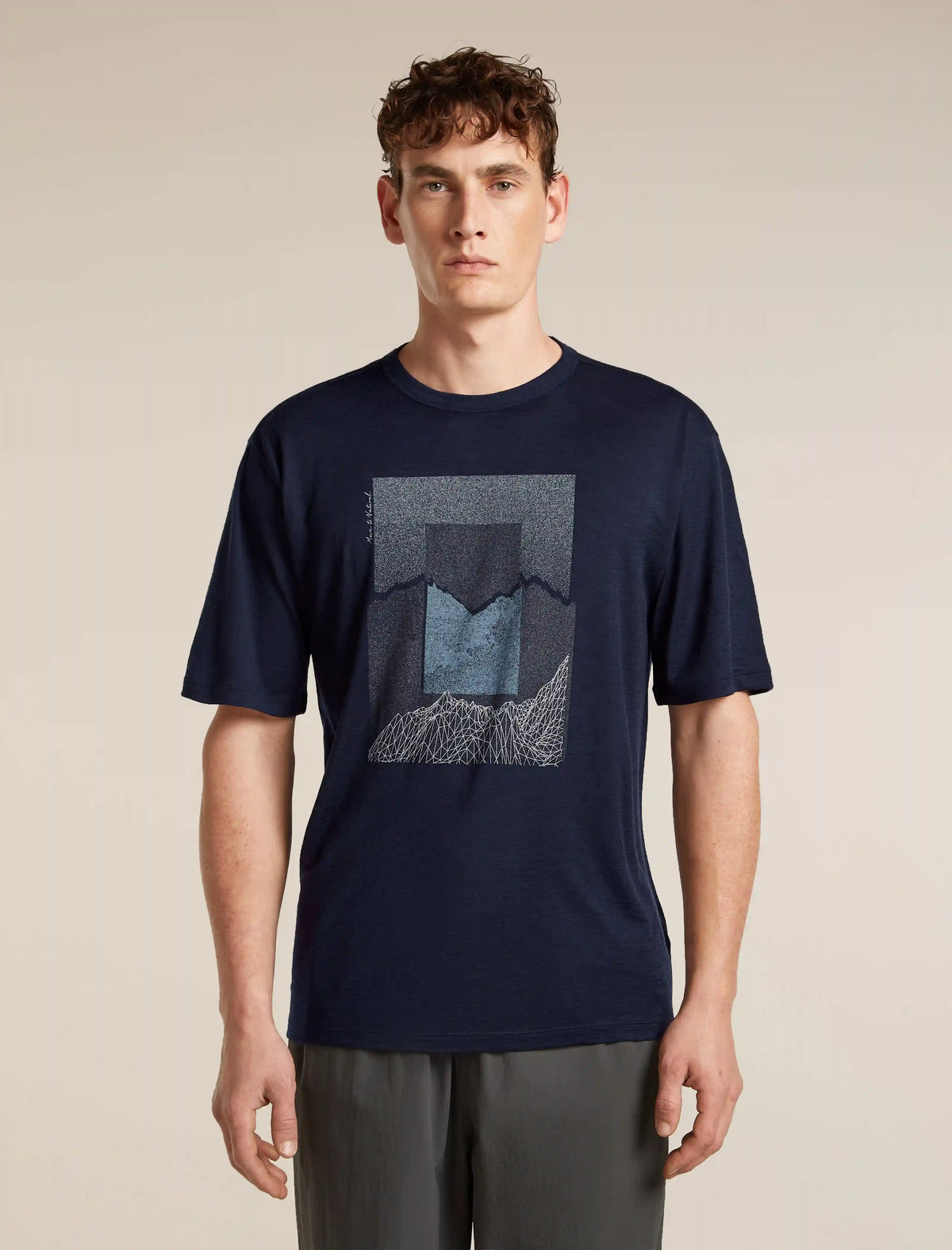 Men's Merino 150 Tech Lite Short Sleeve Relaxed Tee Mountain Shift
