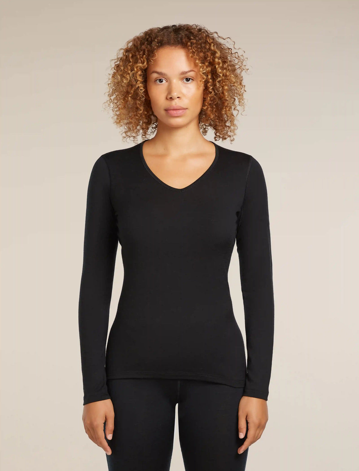 Women's Merino 200 Oasis Long Sleeve V Neck Thermal Top