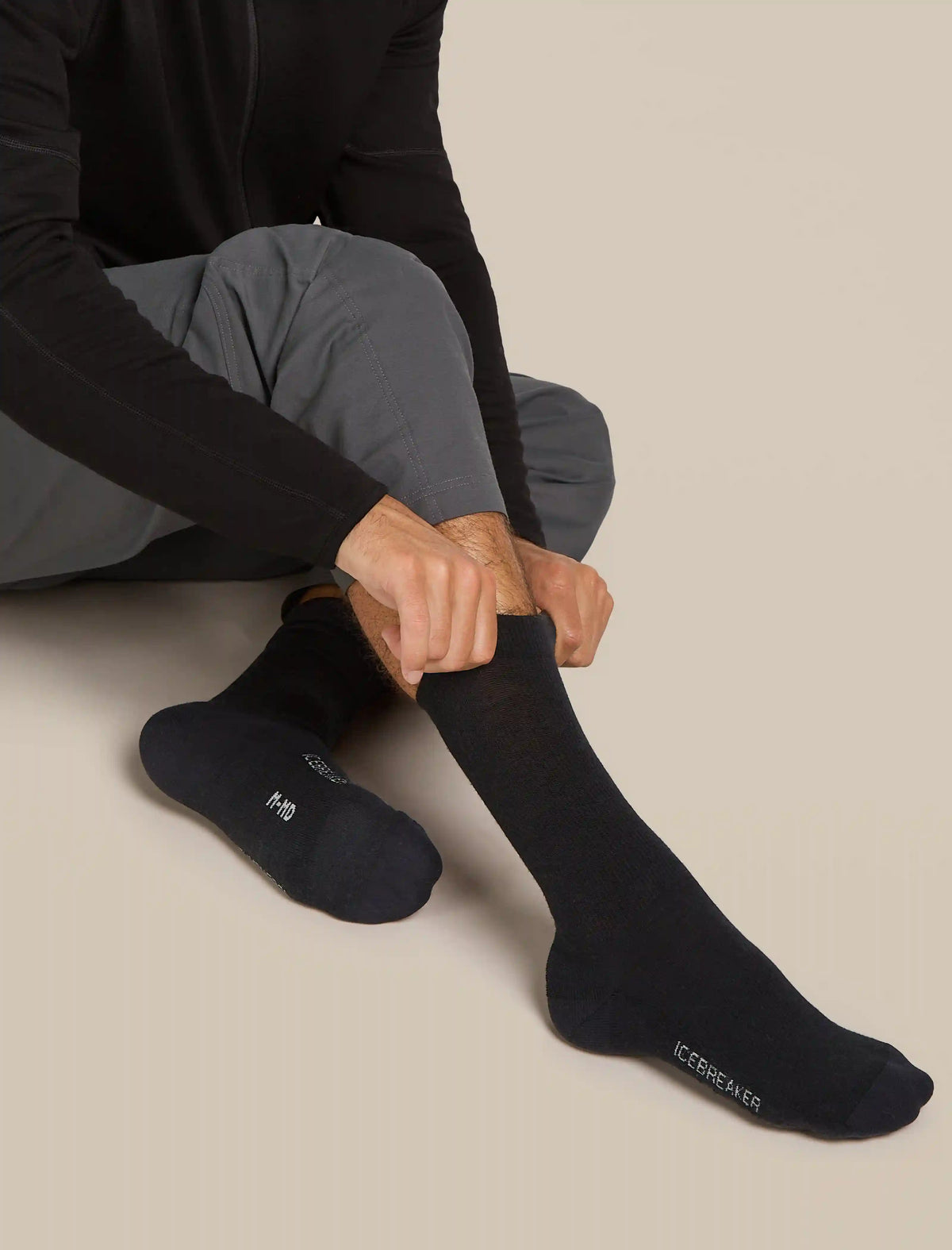 Men's Merino Lifestyle Light Crew Socks