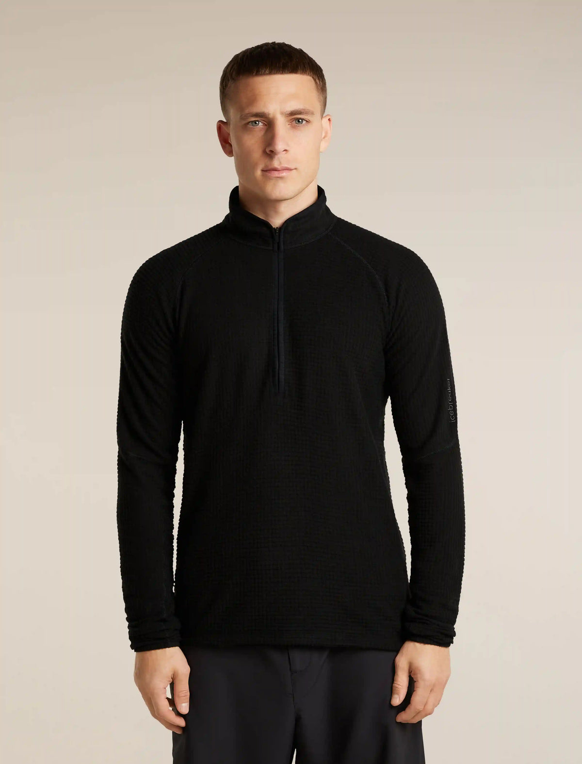 Men's Merino 400 RealFleece™ Grid Peaksland Long Sleeve Half Zip